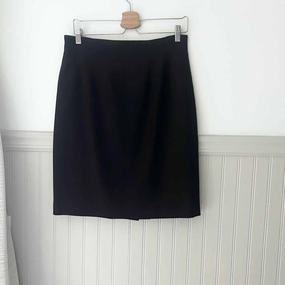 Dark Brown 100% Wool Women's Skirt Size 10 Chaus